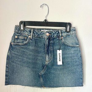 Garage Low Rise Skirt in Austen Blue